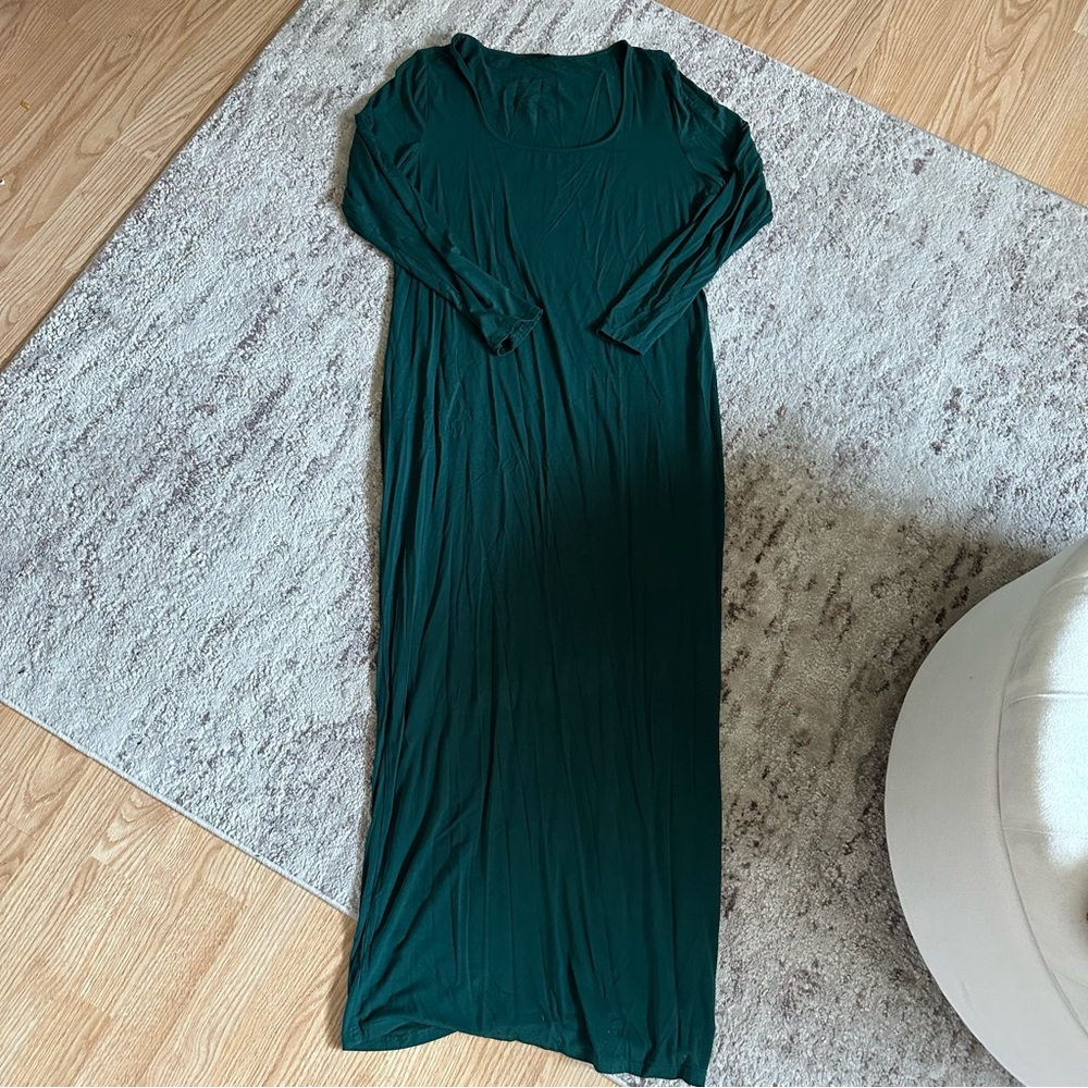 SHEIN Deep Green Maxi Dress - Picture 1 of 4